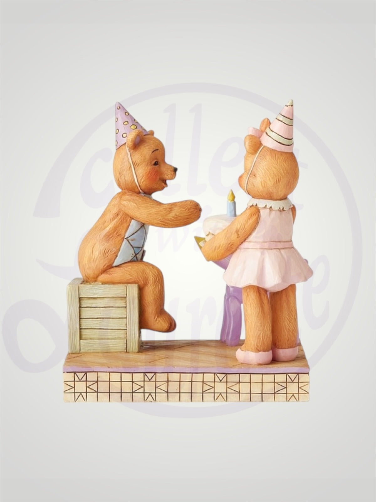 Jim Shore Button and Squeaky - Make A Wish! Figurine